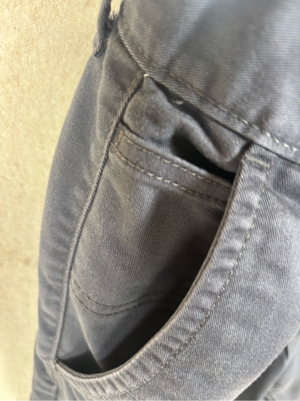 Vans Authentic Chino Shorts Men’s Size 34 Gray Relaxed Fit Stretch Casual Skate - Picture 8 of 11
